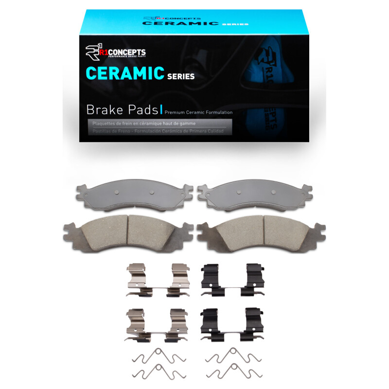 Ford Taurus SHO Brake Pads - Front - R1 Concepts - Ceramic - `06-`12